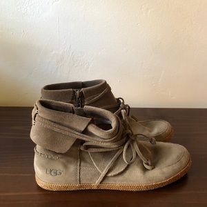 Ugg zip up booties Size:9